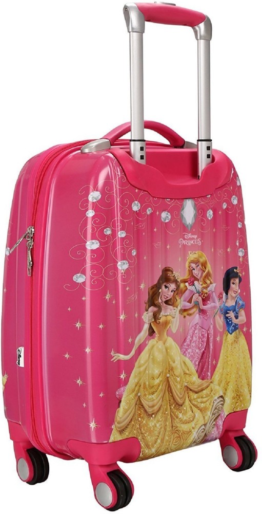 D Paradise Princess suitcase( trolley bag) for kids and girls Cabin Suitcase  - 21 inch Pink - Price in India