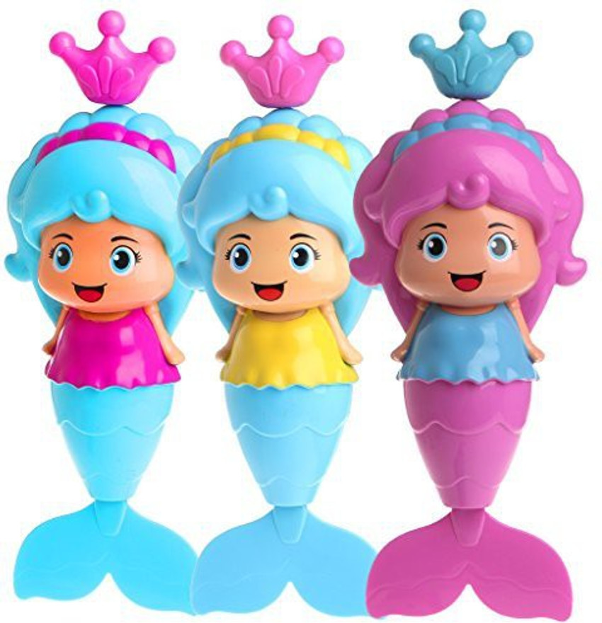 Wind up mermaid bath toy top