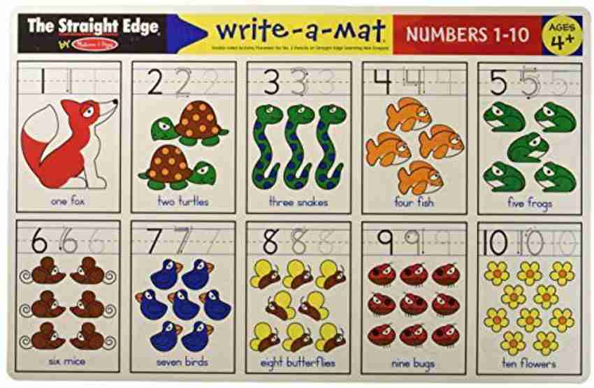 MELISSA DOUG Math Problems I Write A Mat W Crayon Bundle For