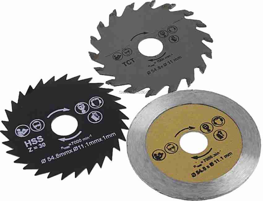 Digital Craft 3 Pc Mini HSS Circular Saw Blade Cutting Disc Round