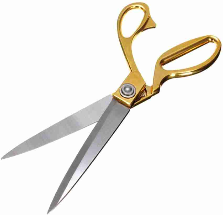 Fabric Tailors Scissors Sharp Dressmaker Scissors Strong Long Large Kitchen  Scissors Multi Purpose Shears(1pc, Gold)