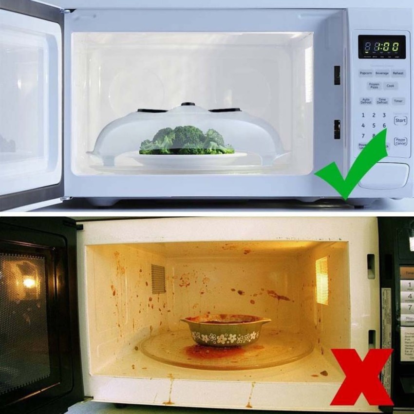 S/2 Hover Cover Magnetic Securely in Microwave Splatter Guard