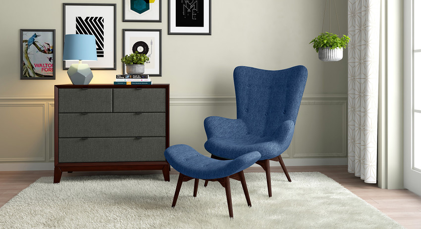 Contour chair and ottoman deals