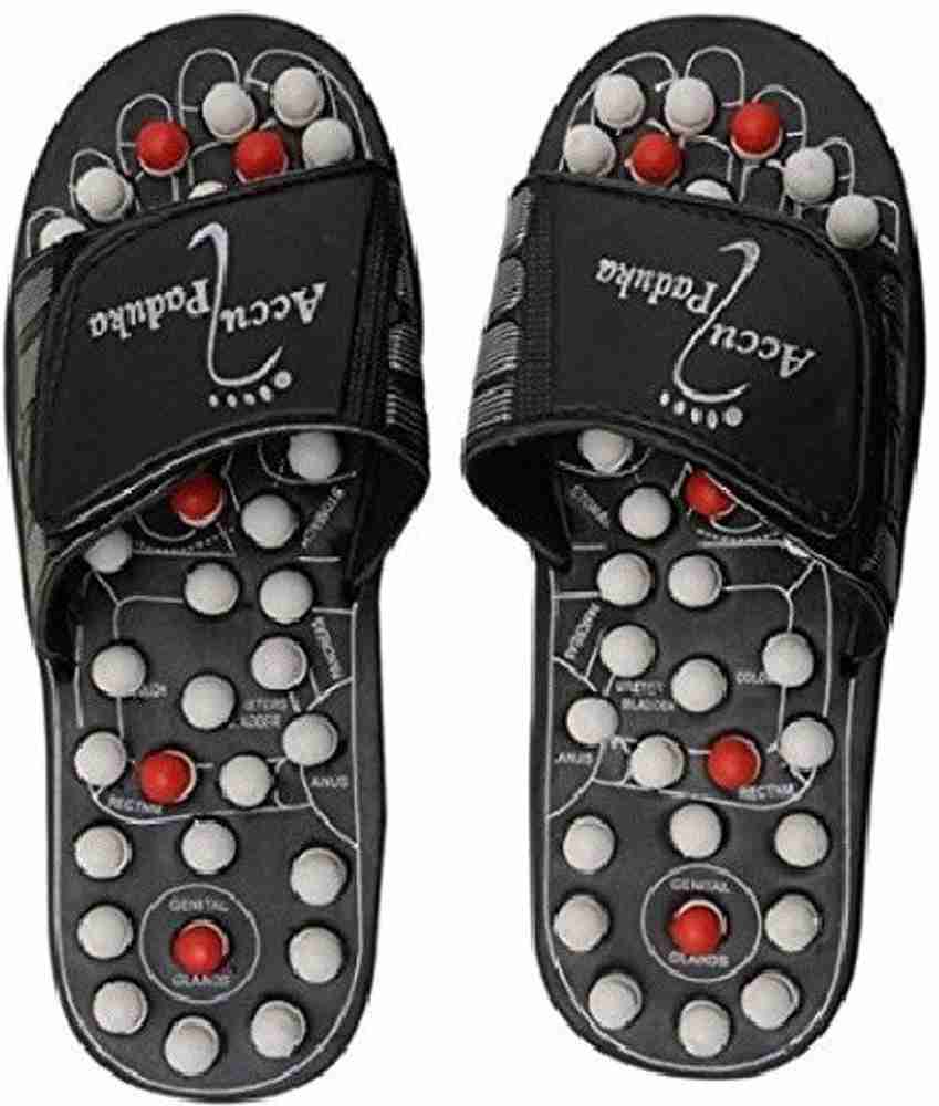 GHK H27 9 Spring Acupressure Magnetic Therapy Accu Paduka Chappal Slippers Full Body Blood Circulation Size 9 Massager GHK Flipkart