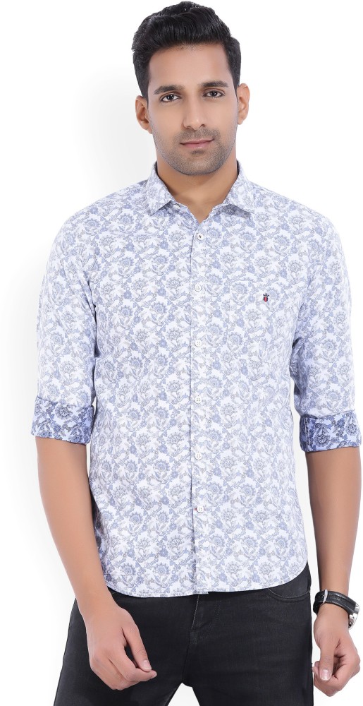 Men Louis Philippe Limited Edition Short Sleeve Shirt Blue L