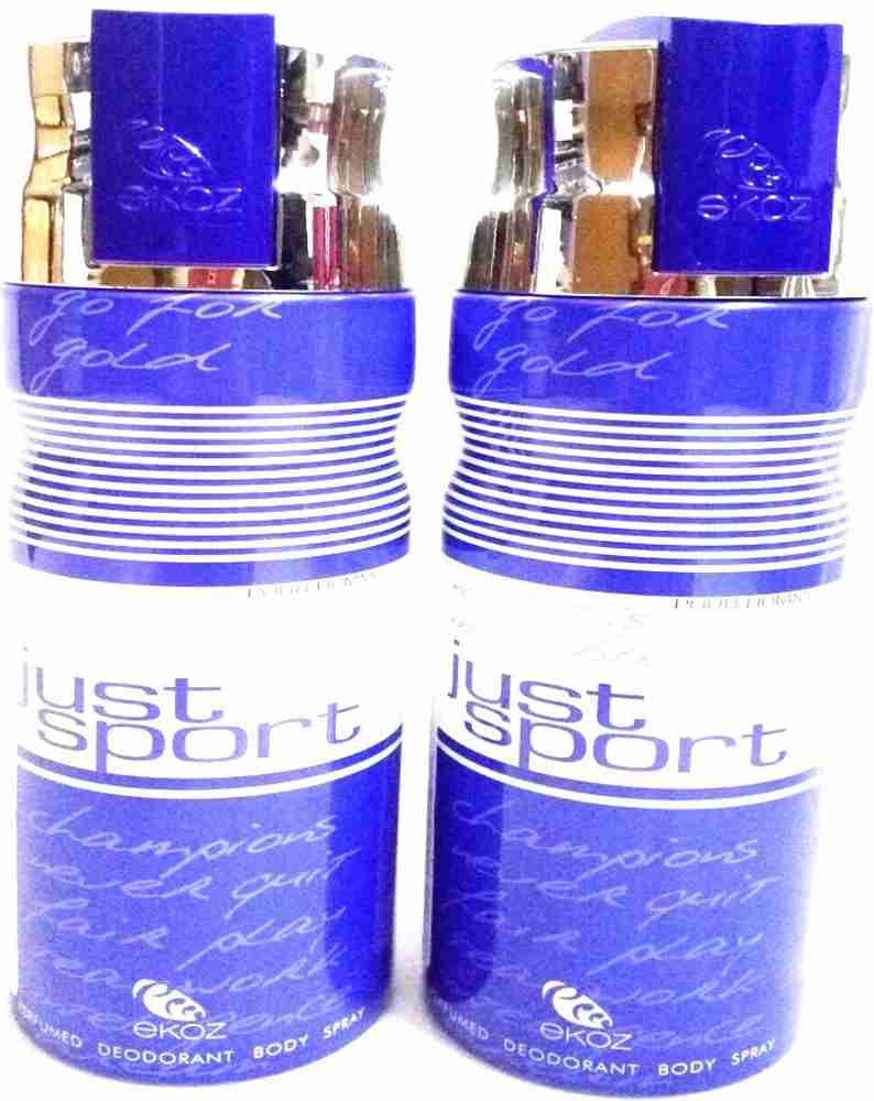 eKOZ JUST SPORT POUR HOMME Perfume Body Spray For Men Price in