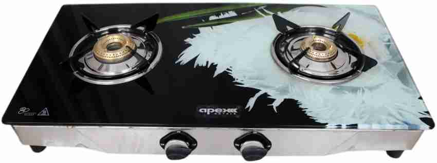 Apex royale AGL 2 201 Glass Manual Gas Stove Price in India Buy