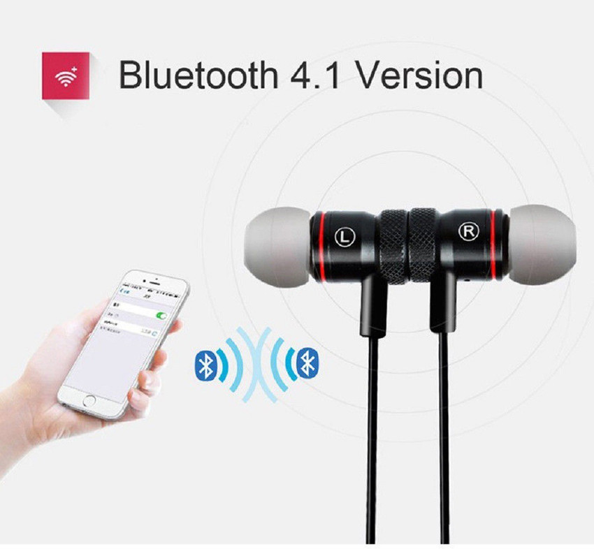 Rsentera Magnet Bluetooth headphones Wireless Headset Sport Running Earphones with Volume Control Bluetooth Headset with Mic Bluetooth Price in India Buy Rsentera Magnet Bluetooth headphones Wireless ...