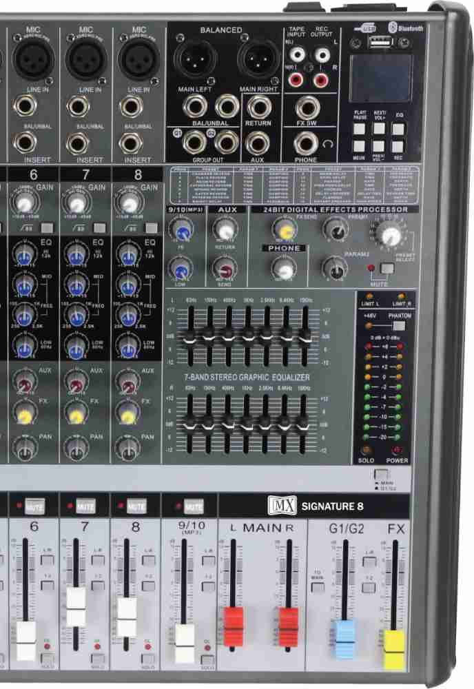 Audio Mixer Best Audio Mixer 6 Channel Professional Digital Audio Mixer  with USB - China Mixer and DJ Controller/Audio Console Mixer price