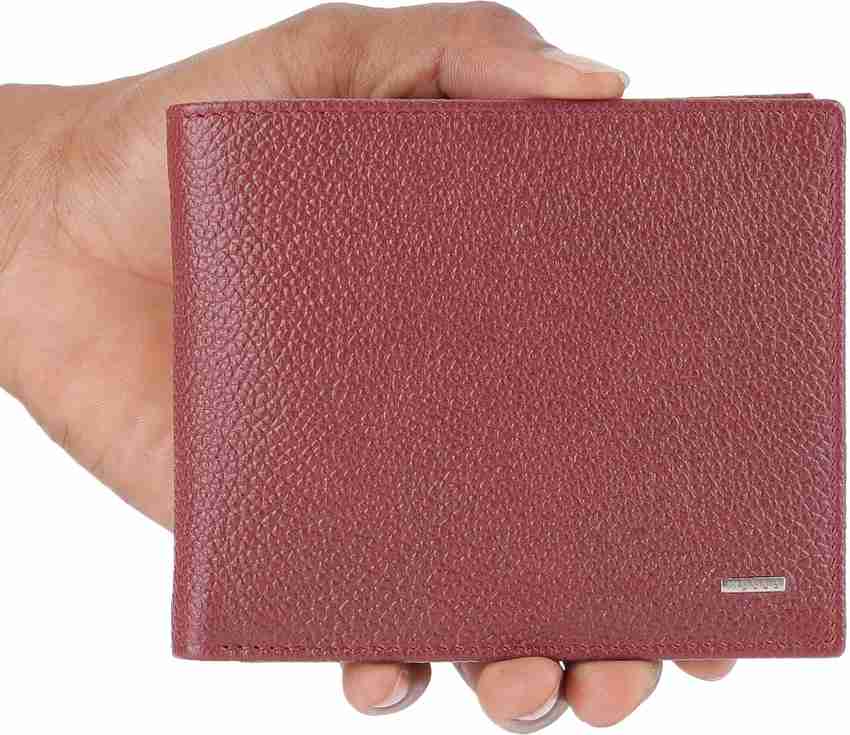 WOODLAND Men Maroon Genuine Leather Wallet Red Price in India Flipkart