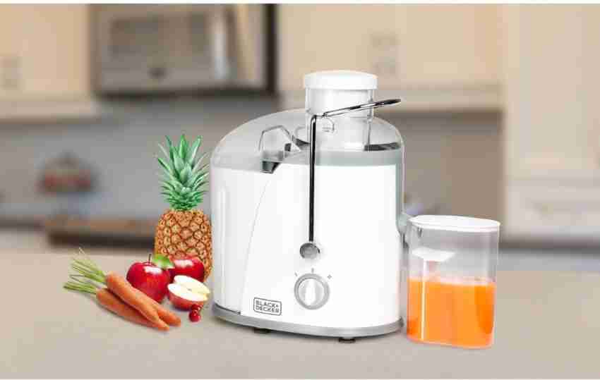 Black Decker BXJE4001IN 400 W Juicer 2 Jars White Price in