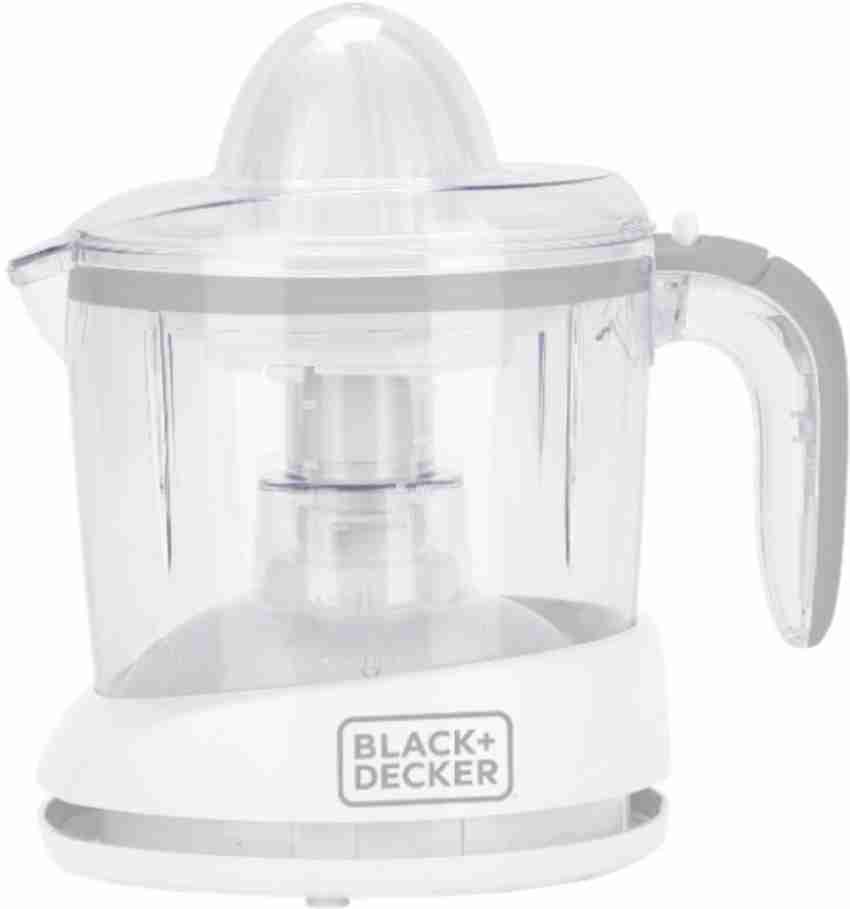 Black + Decker Bxcj0101In 30-Watts 1L Citrus Juicer  2-Year Warranty  (White) : : Home & Kitchen