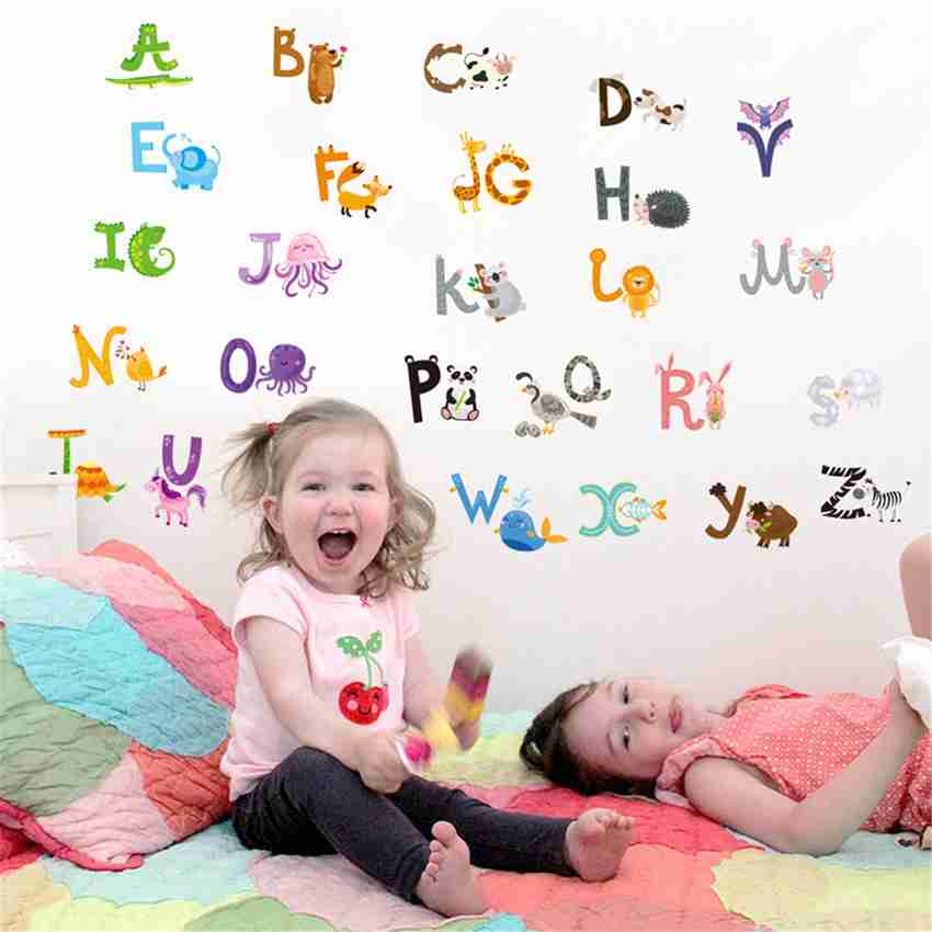 Alphabet wall hotsell stickers