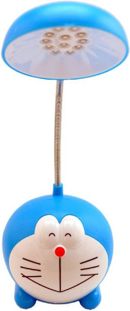 Basava Cute Doraemon Study Lamp for kids 32 cm Blue White