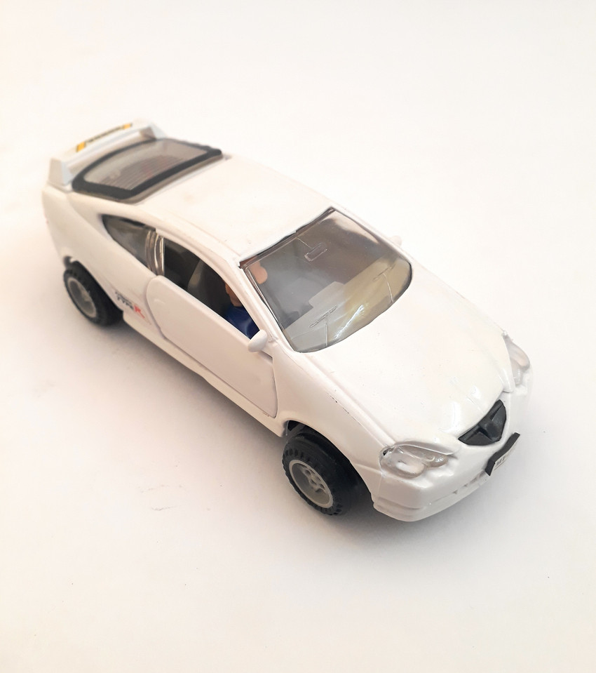White store toy car