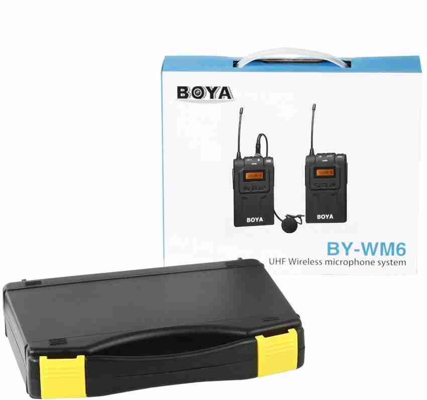 BOYA BY WM6 Ultra High Frequency UHF Wireless Lavalier Camera