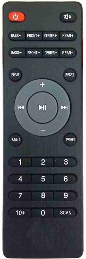 MEPL Home Theater Remote for iBall Home Theatre Black I ball Remote Controller
