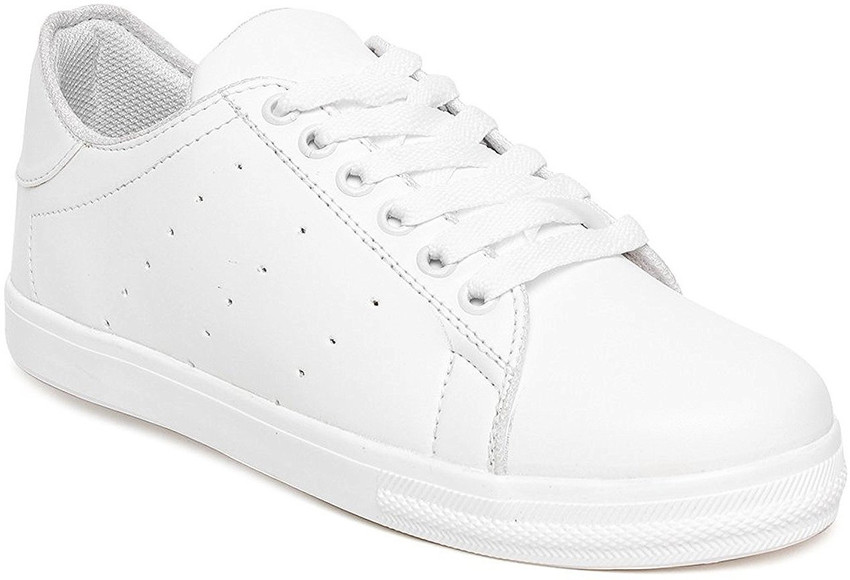 Plain white shoes sale