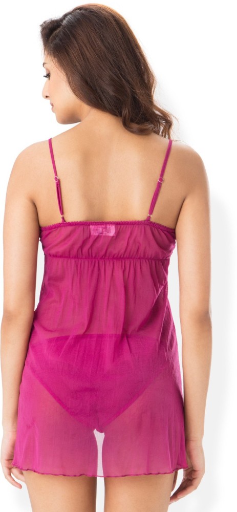 PRETTYSECRETS Solid Babydoll - Buy PRETTYSECRETS Solid Babydoll Online at  Best Prices in India