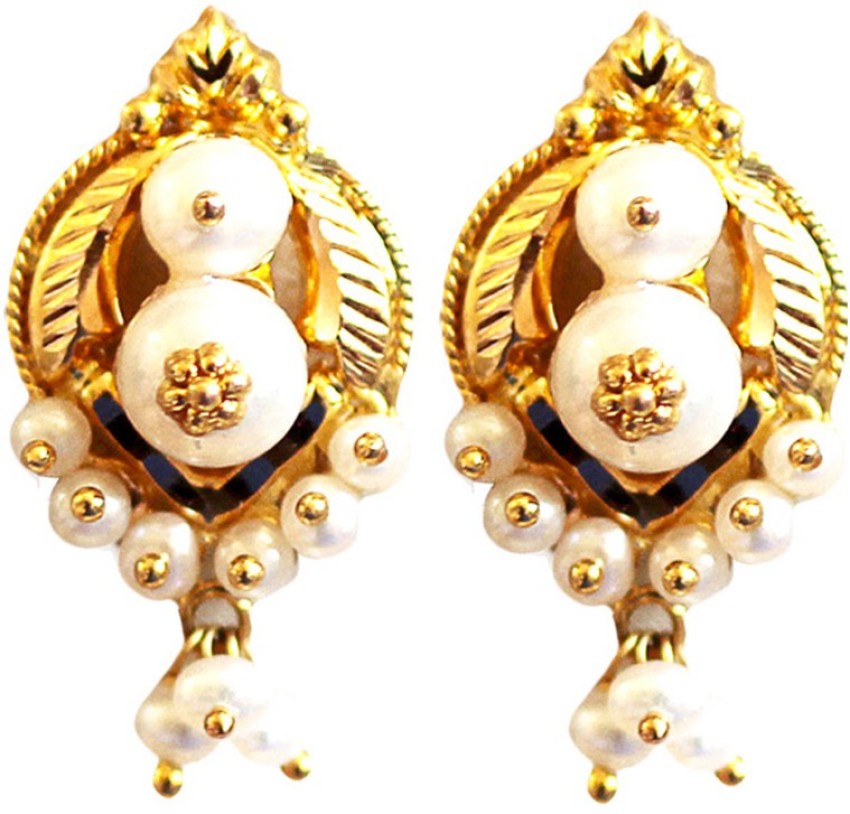 Sri kumaran thanga maligai gold earrings designs sale with price