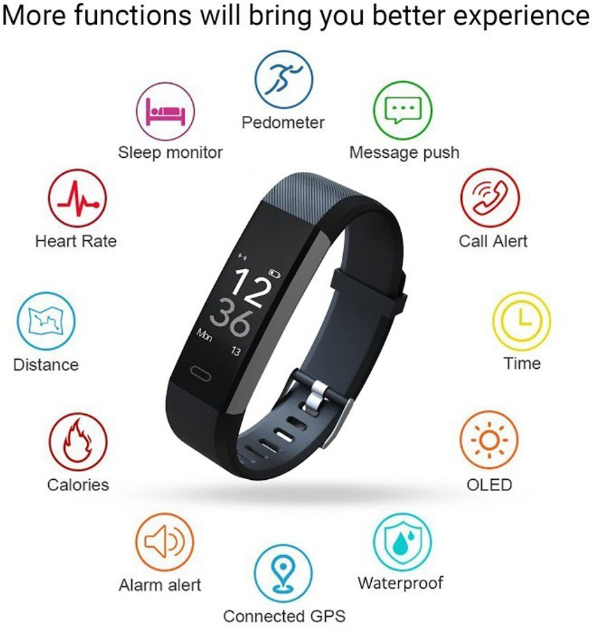BOLTT Empower Heart Rate Tracker Smart Band
