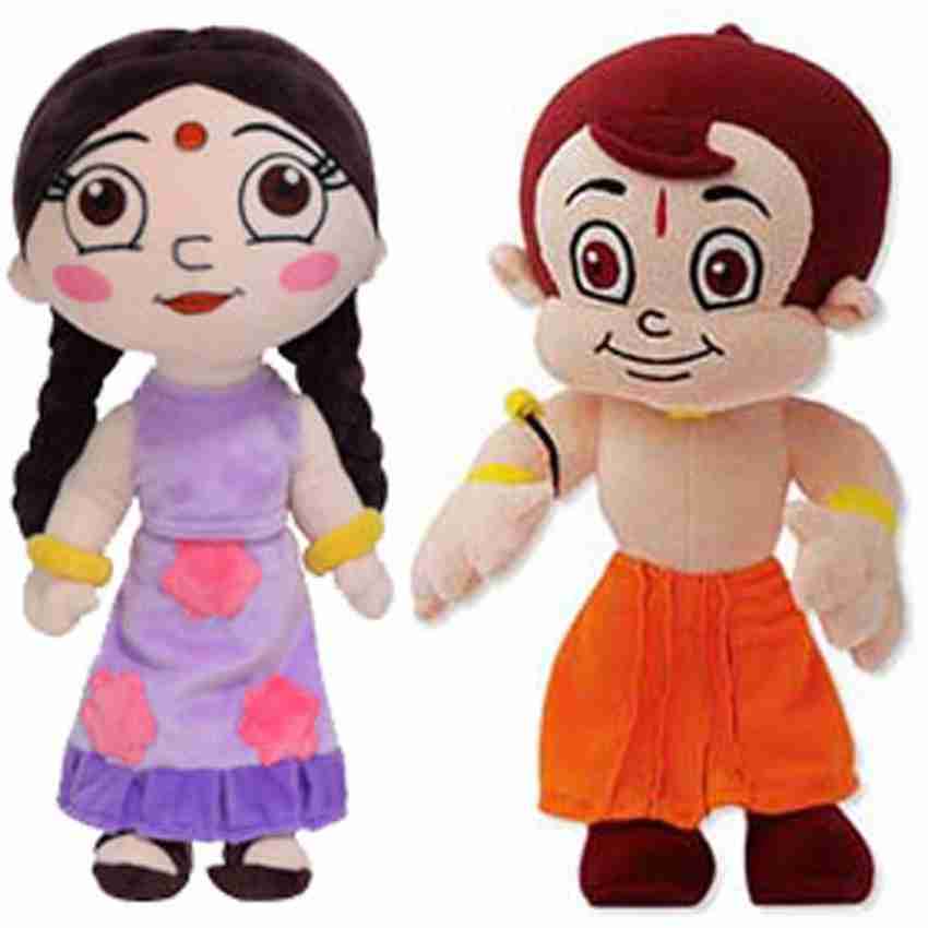 CIPS Chhota Bheem Chutki Plush Soft Toys Teddy Bear for kids Birthday Best gift 40 cm Chhota Bheem Chutki Plush Soft Toys Teddy Bear for kids Birthday Best gift