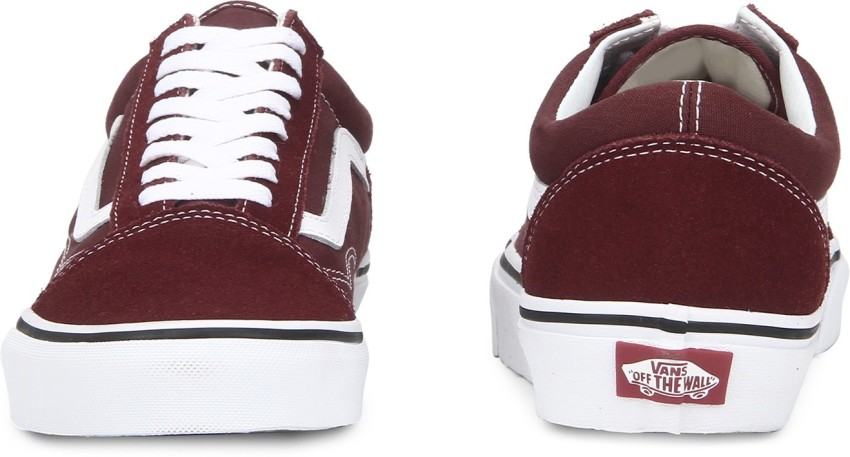 Vans hotsell maroon price