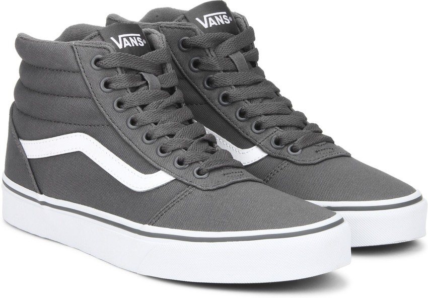 High top vans outlet grey