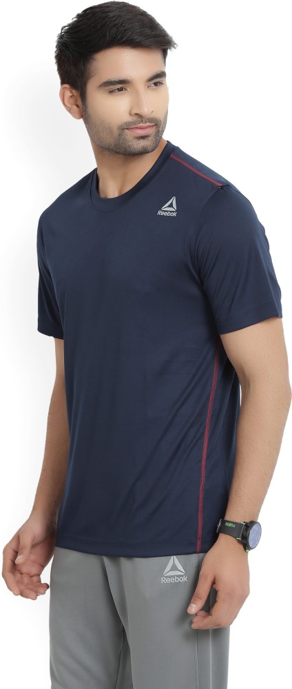 Reebok Men's T-Shirt - Blue - S