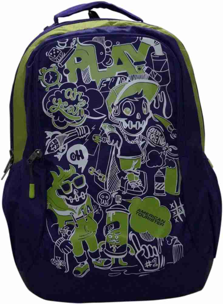 AMERICAN TOURISTER TANGO PLUS 01 PURPLE 34 L Backpack Purple Price in India Flipkart