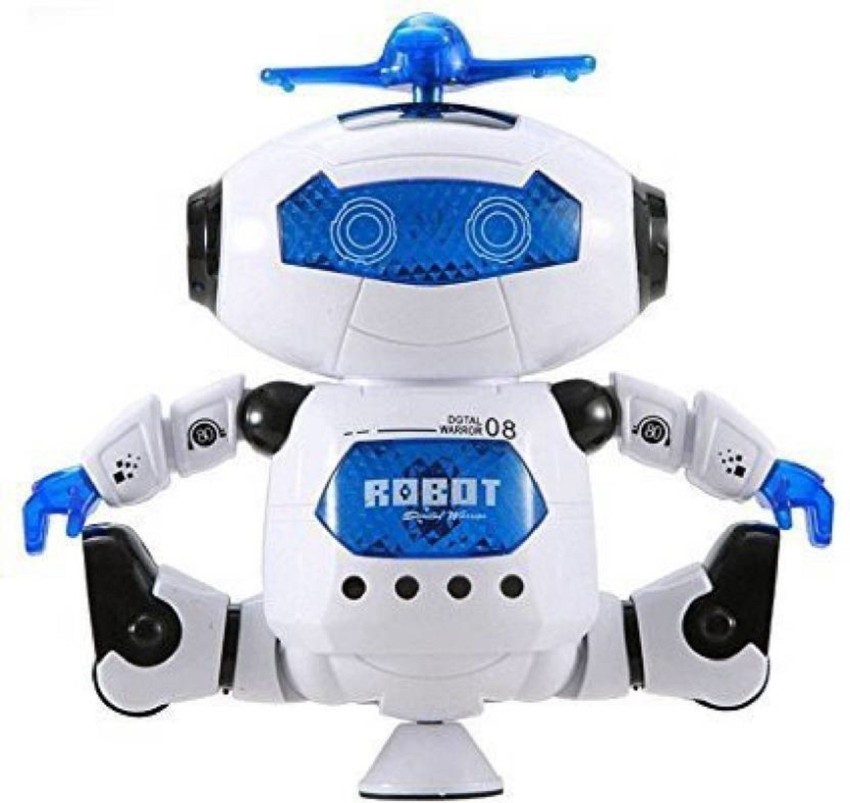 Kids Stuff Space Robot Walks & Lights Up for Ages 4+ New in Box
