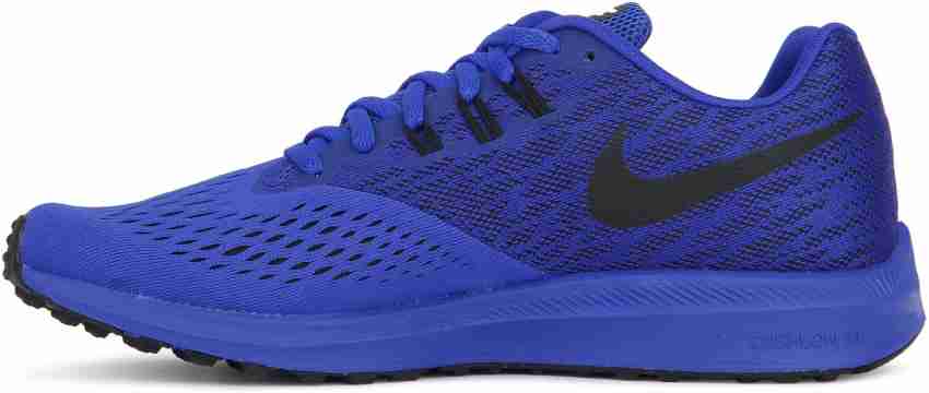 NIKE ZOOM WINFLO 4 Running Shoes For Men Buy RACER BLUE BLACK