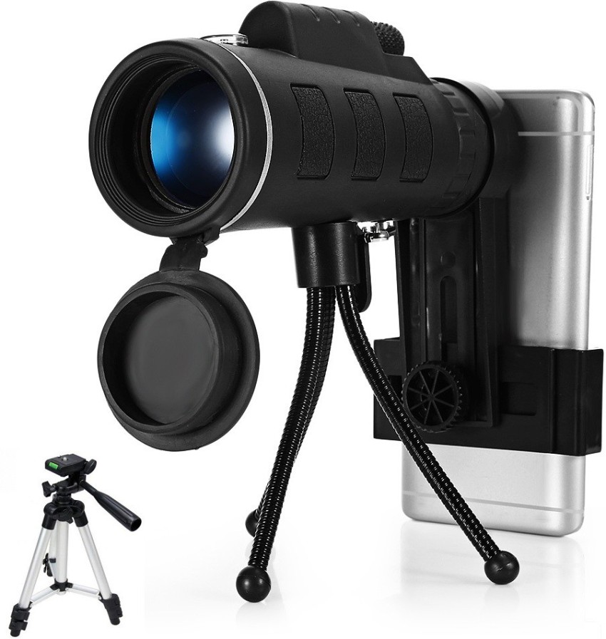 Techtest 40X60 Zoom Monocular Telescope Scope for Smartphone Camera Camping  Hiking Fishing with Compass Phone Clip Tripod Telescopes tripods for mobile  phone Refracting Telescope Price in India - Buy Techtest 40X60 Zoom