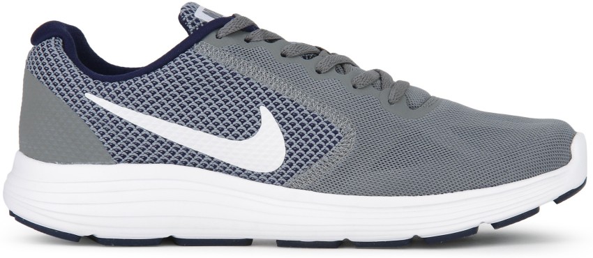 Nike Revolution 3 Running Shoes For Men (Grey)