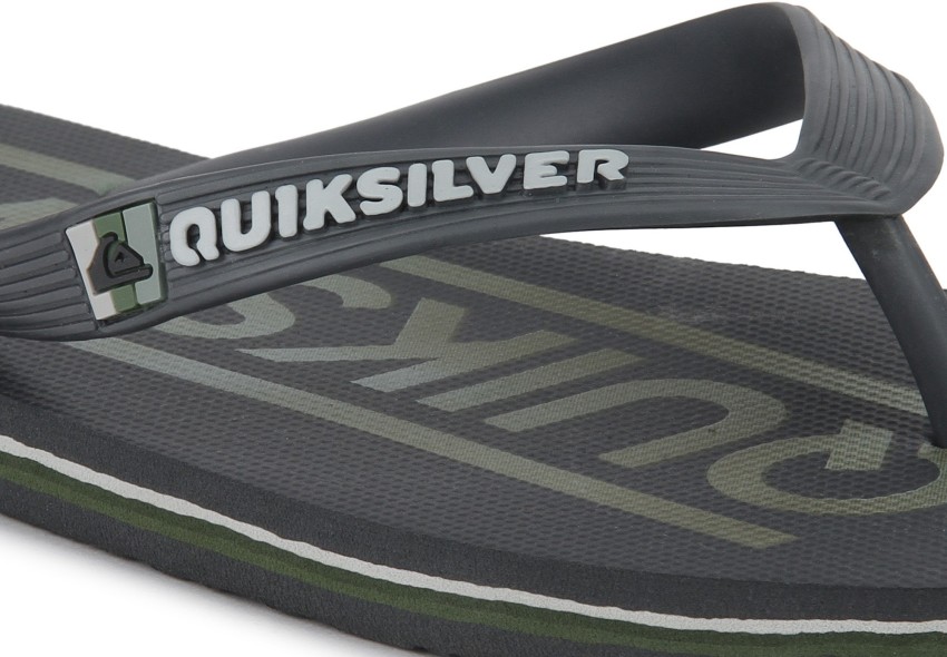 Quiksilver Men Slippers Buy BLACK GREEN GREEN Color Quiksilver