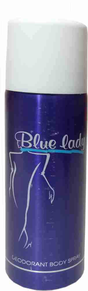 Blue lady deodorant top