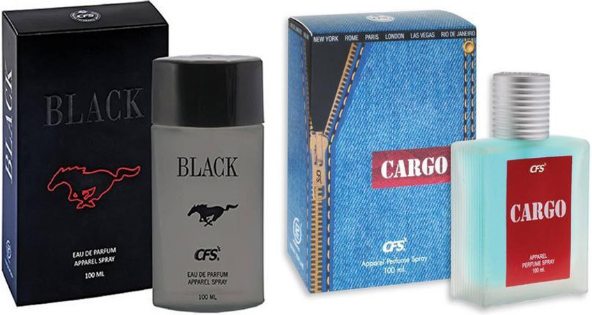 Buy CFS Cargo Black Long Lasting Apparel Perfume Spray Online