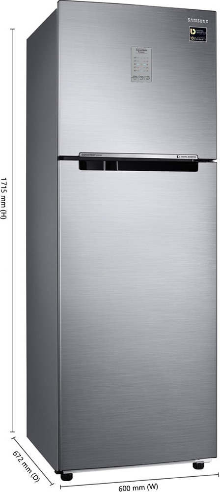 Samsung double door shop fridge 350 litre