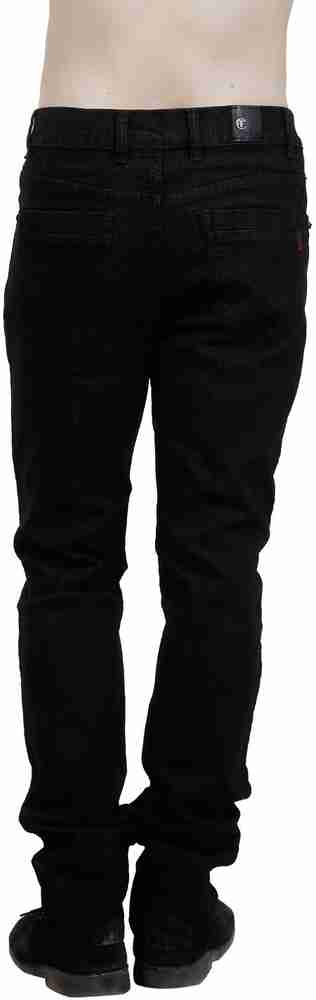 FLU Regular Men Black Jeans Buy Black FLU Regular Men Black