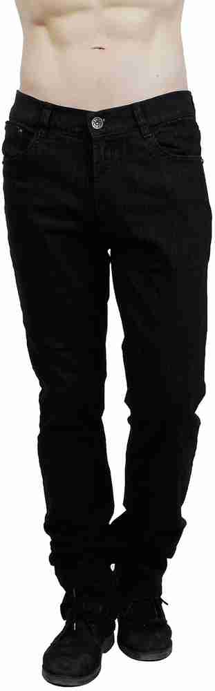 FLU Regular Men Black Jeans Buy Black FLU Regular Men Black