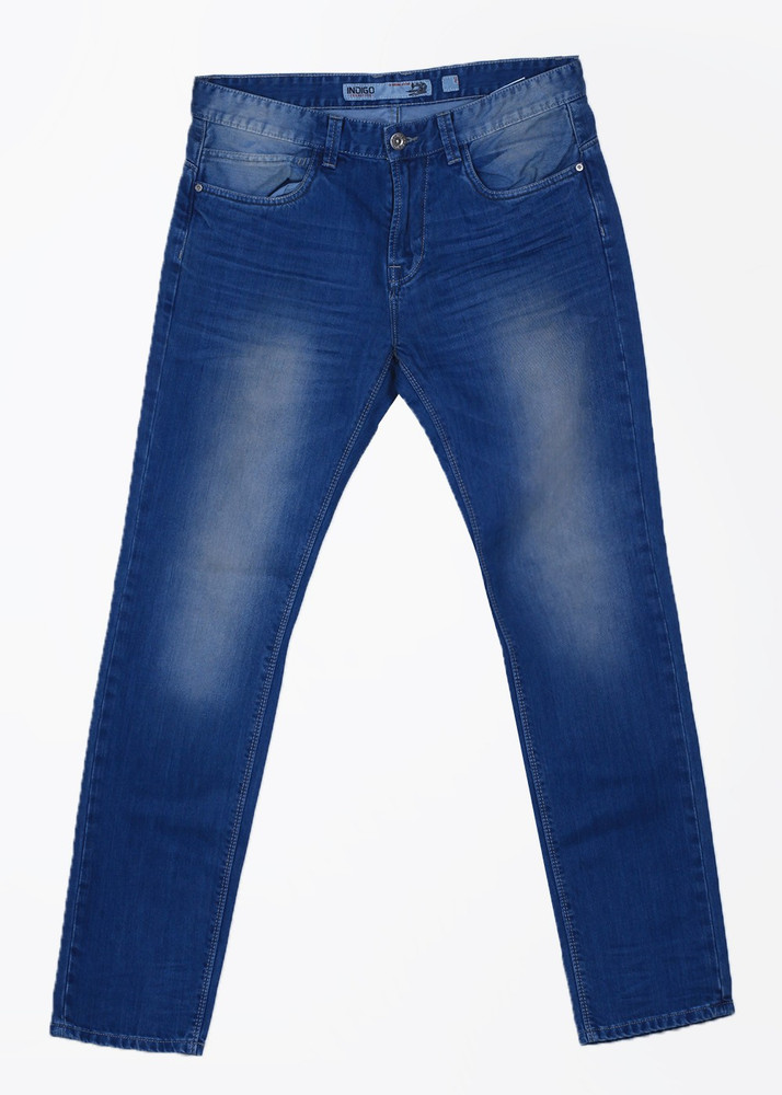 Indigo Jeanscode Slim Men Blue Jeans Buy 808 Indigo Jeanscode Slim Men Blue Jeans Online at Best Prices in India Flipkart