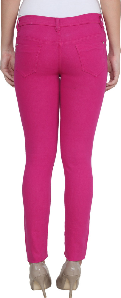 Dark cheap pink jeans