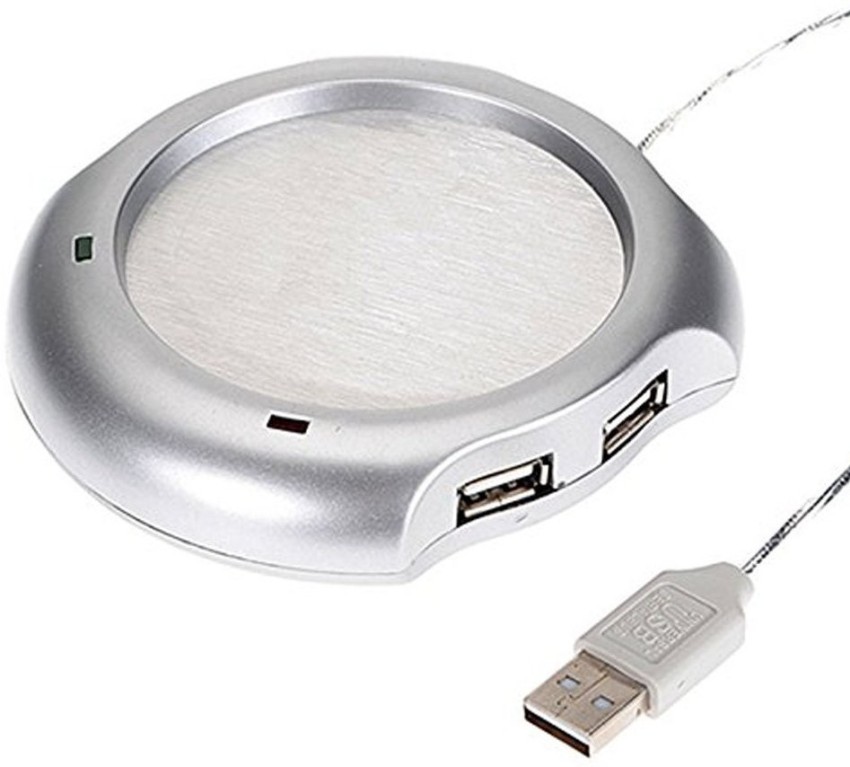 USB Tea Cup Coffee Mug Warmer Heating mats with Hub 4 Port USB PC for  Notebook