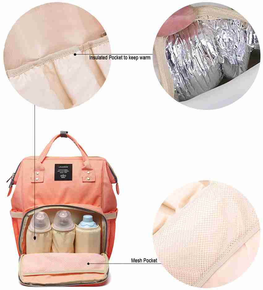 Coral diaper bag shop backpack