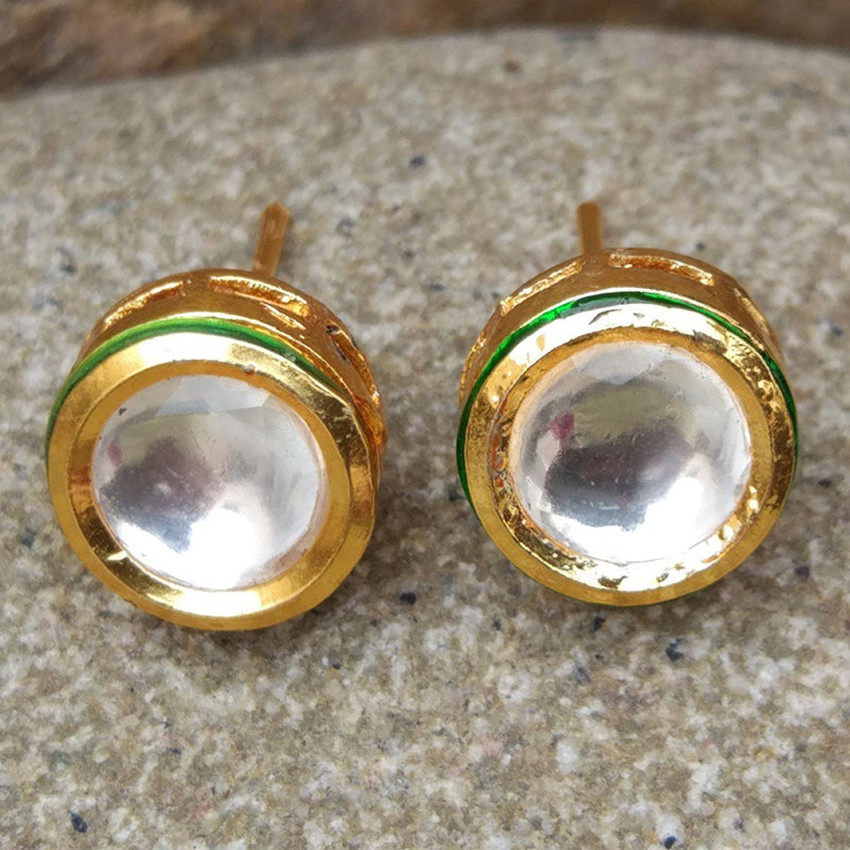 Flipkart Buy FashionCrab Single Kundan Stud Earring Alloy