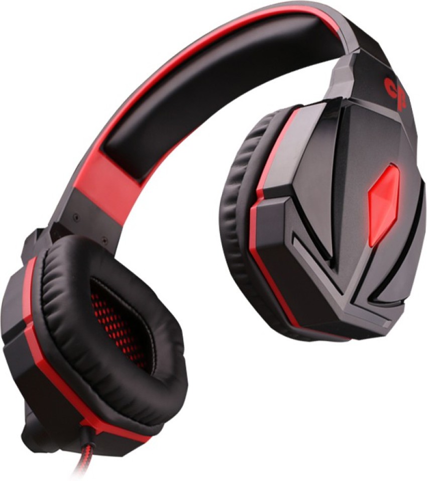 Cosmic Byte G4000 Headset with Mic and LED Black Red Wired Gaming