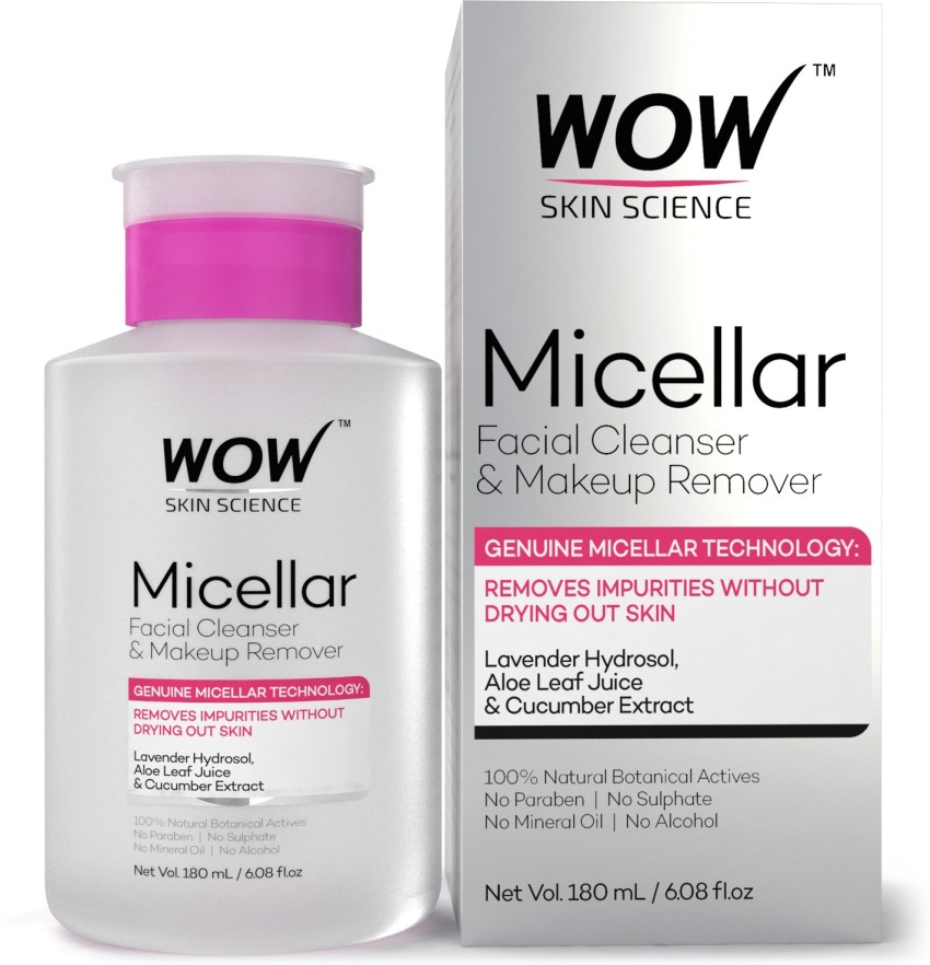 WOW SKIN SCIENCE Micellar Water Facial Cleanser & Makeup Remover