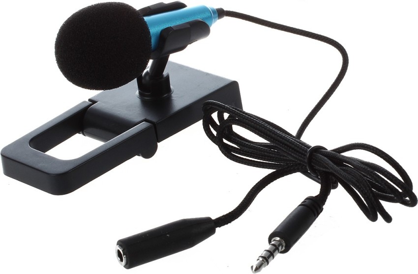 RHONNIUM ™ Portable Mini Mic Microphone 3.5mm Stereo Karaoke Sound Record  Studio Speech Mic Audio Microphone for iPhone Android Phone Microphone -  RHONNIUM 