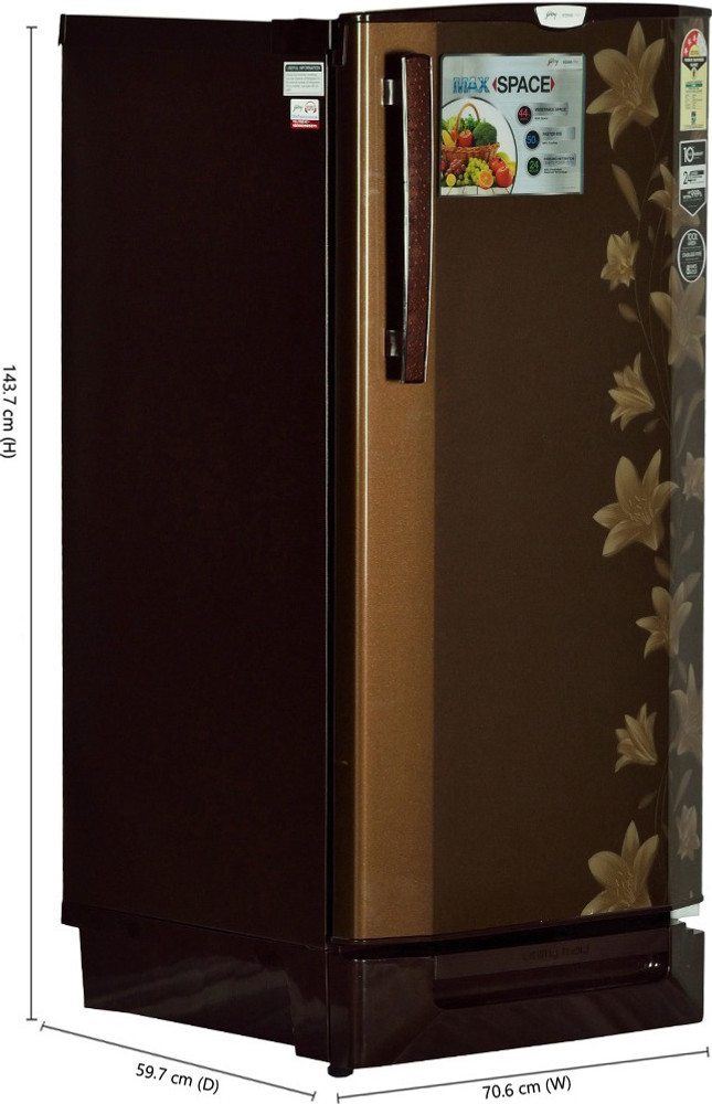 Godrej 190 L Direct Cool Single Door 3 Star Refrigerator with Base