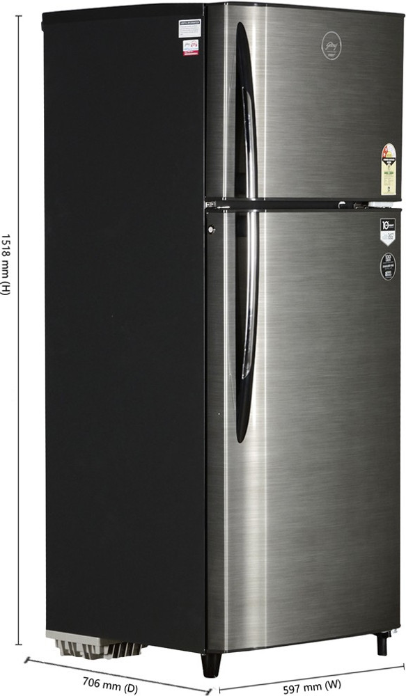 Godrej 260 litre double door refrigerator store